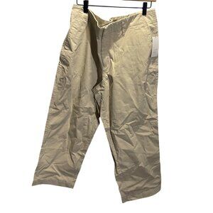 A New Day Womens Size 16 Tan High-Rise Stretch Straight Pants